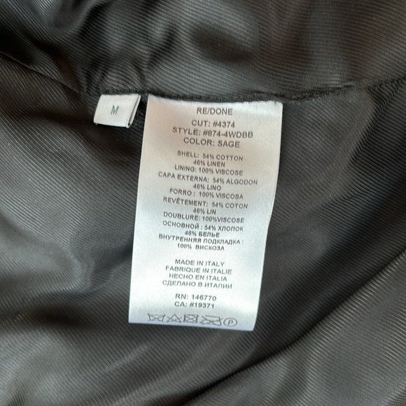 Redone sage blazer, size M. - Picture 3 of 4